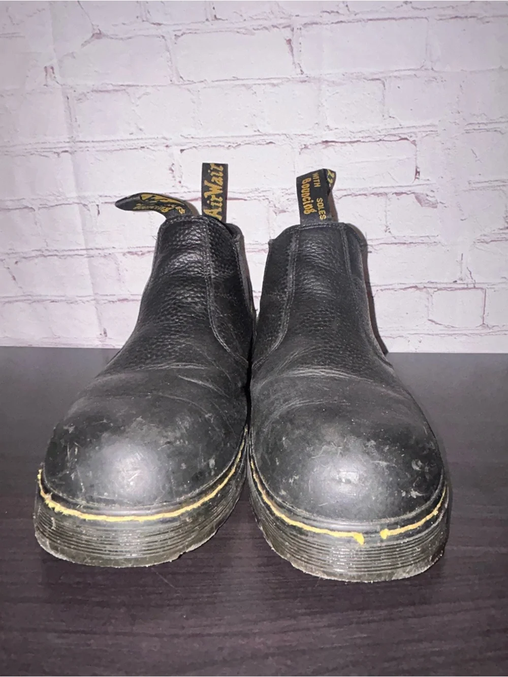 Dr. Martens RIVET STEEL TOE CHELSEA WORK BOOTS men’s size 11